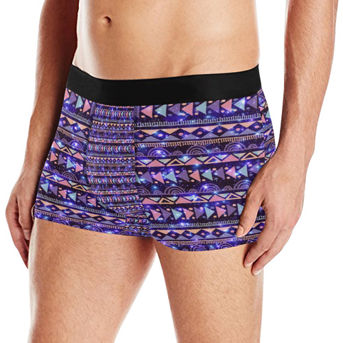 Traditional Ethno Culture Galaxy Pattern Men's All Over Print Boxer Briefs (Model L10)