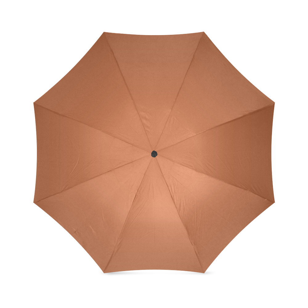 basic brown solid color Foldable Umbrella (Model U01)