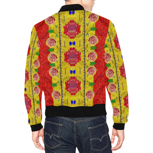 light candles and the fern will grow in the summer All Over Print Bomber Jacket for Men (Model H19)