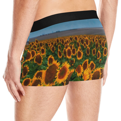 Sunflower by Artdream Men's All Over Print Boxer Briefs (Model L10)