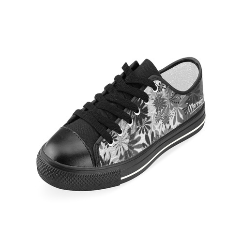 Flowers Women's Classic Canvas Shoes (Model 018)