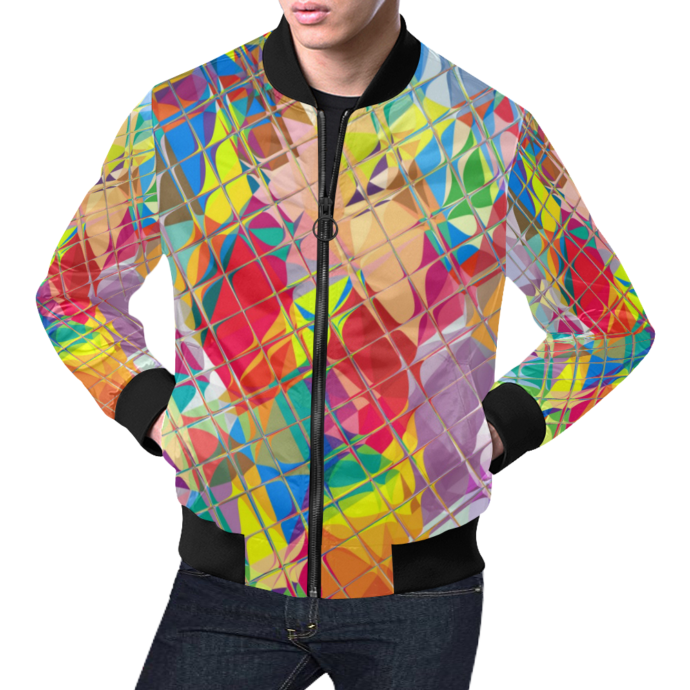Colors Gitter by Artdream All Over Print Bomber Jacket for Men (Model H19)