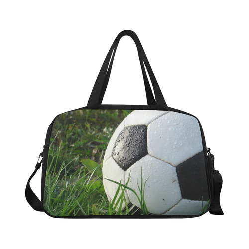 Travel Weekend Overnight Bag Soccer Football Sports Bag by Tell3People Fitness Handbag (Model 1671)