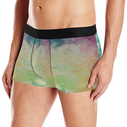 Painted canvas Men's All Over Print Boxer Briefs (Model L10)