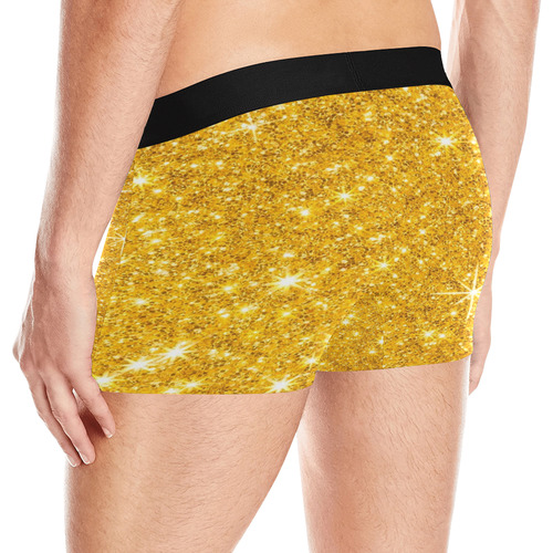 Gold Glitter by Artdream Men's All Over Print Boxer Briefs (Model L10)