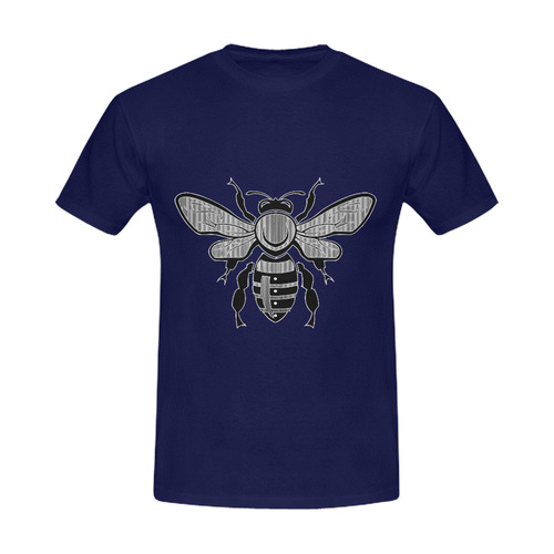 BEE ONE NAVY Men's Slim Fit T-shirt (Model T13)