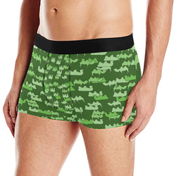 camelflage green Men's All Over Print Boxer Briefs (Model L10)