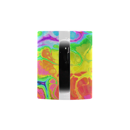 Rainbow Marble Fractal Custom Morphing Mug