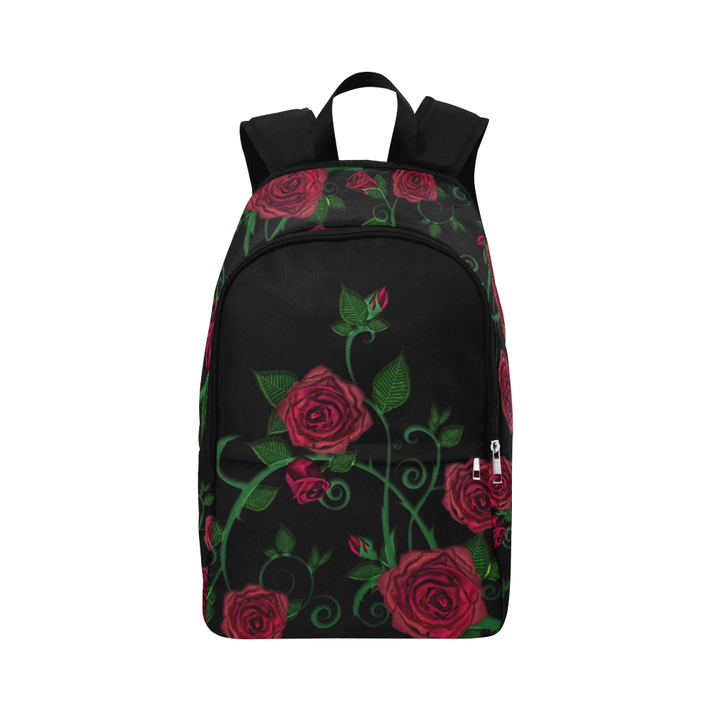 Roses Fabric Backpack for Adult (Model 1659)