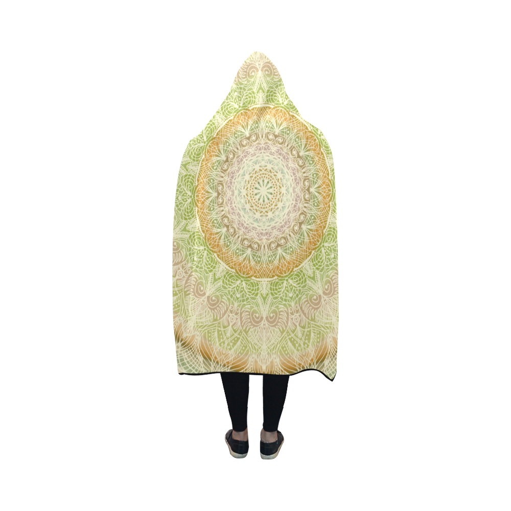 mandala 30x30-1 Hooded Blanket 50''x40''