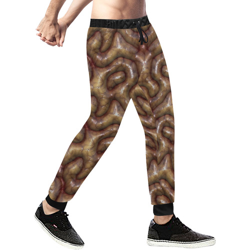 Funky Alien Brain 1A by JamColors Men's All Over Print Sweatpants (Model L11)
