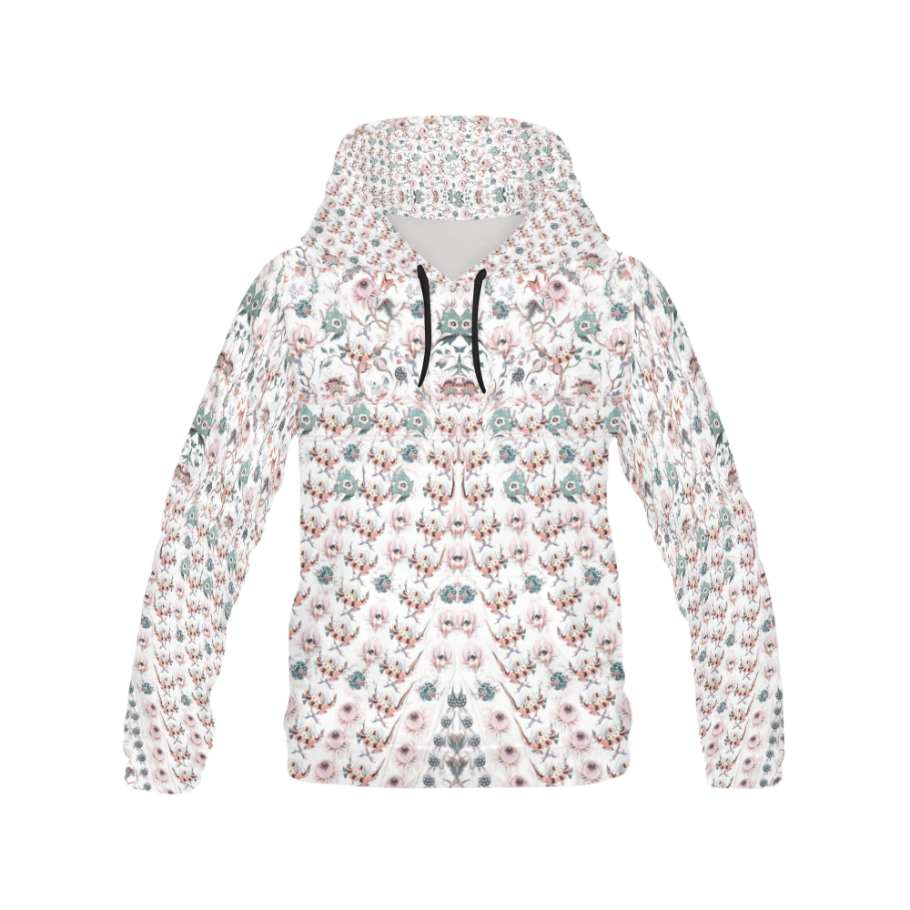 mille fleurs All Over Print Hoodie for Men/Large Size (USA Size) (Model H13)