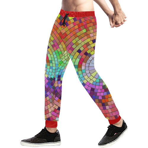 Mosaic by Artdream Men's All Over Print Sweatpants (Model L11)