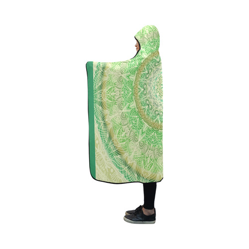 mandala 30x30-5 Hooded Blanket 50''x40''