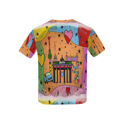 Berlin Popart by Nico Bielow Kids' All Over Print T-shirt (USA Size) (Model T40)