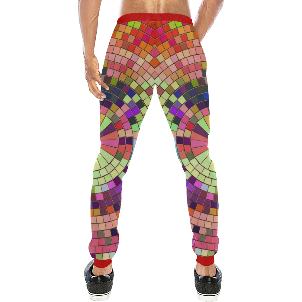 Mosaic by Artdream Men's All Over Print Sweatpants (Model L11)