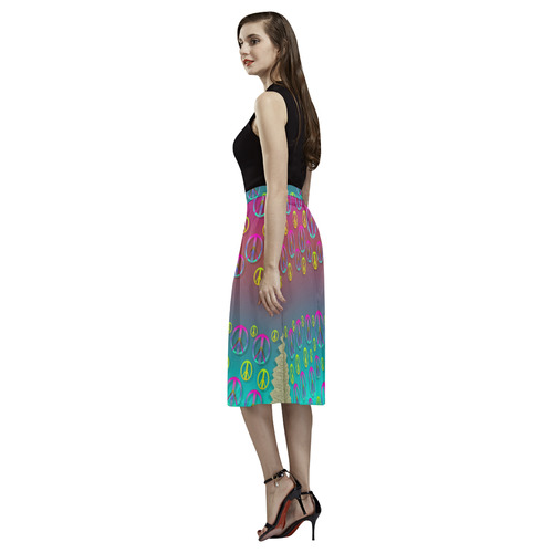 Years of peace living in a paradise Aoede Crepe Skirt (Model D16)