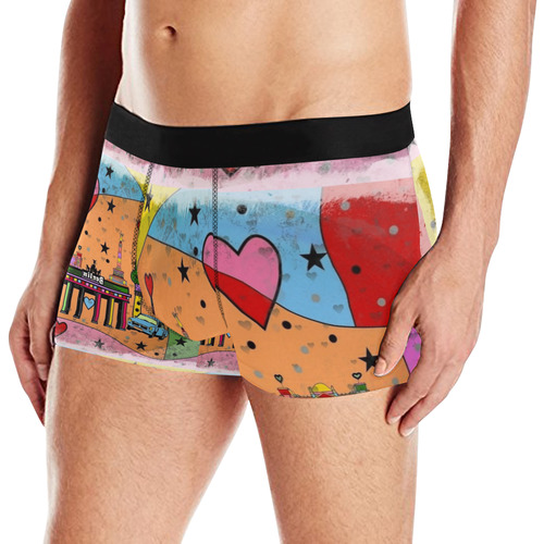 Berlin Popart by Nico Bielow Men's All Over Print Boxer Briefs (Model L10)