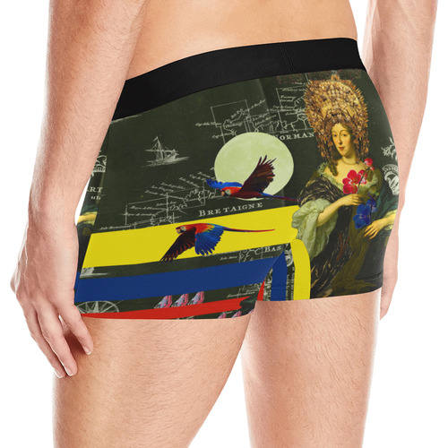 THE FLOWERS OF THE QUEEN Men's All Over Print Boxer Briefs (Model L10)