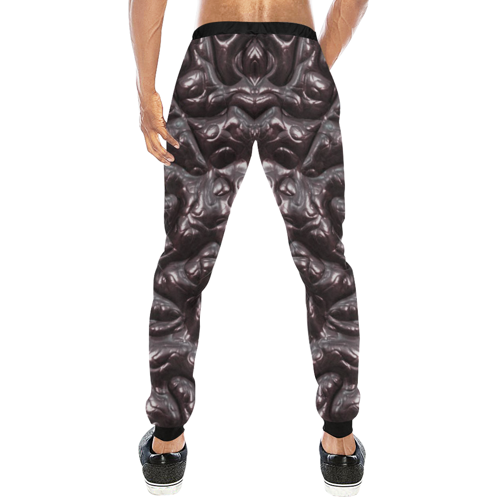 Funky Alien Brain 2A by JamColors Men's All Over Print Sweatpants (Model L11)