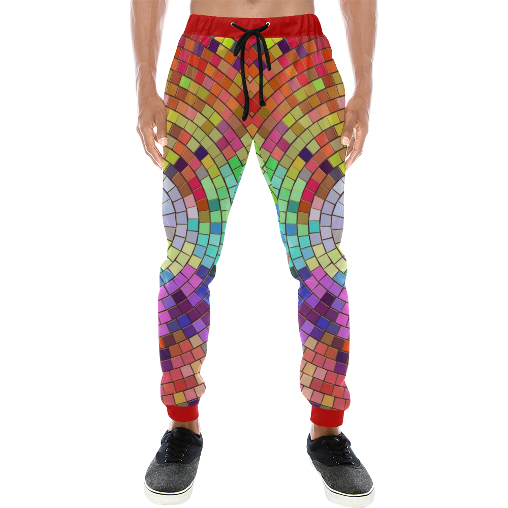 Mosaic by Artdream Men's All Over Print Sweatpants (Model L11)