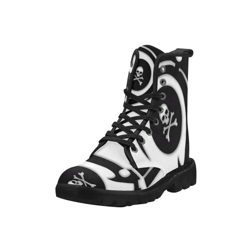 Pirate P Martin Boots for Men (Black) (Model 1203H)