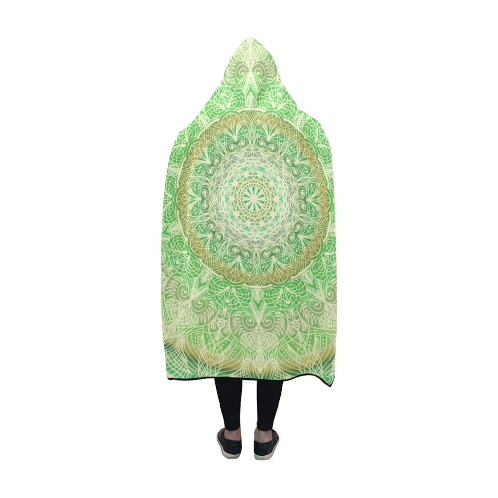 mandala 30x30-5 Hooded Blanket 60''x50''