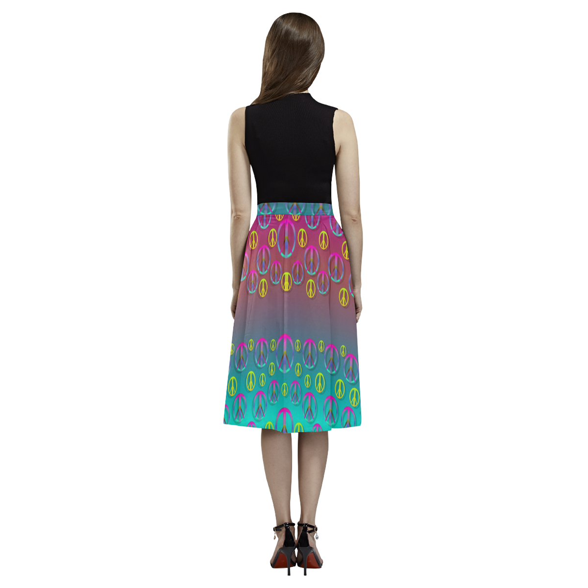 Years of peace living in a paradise Aoede Crepe Skirt (Model D16)
