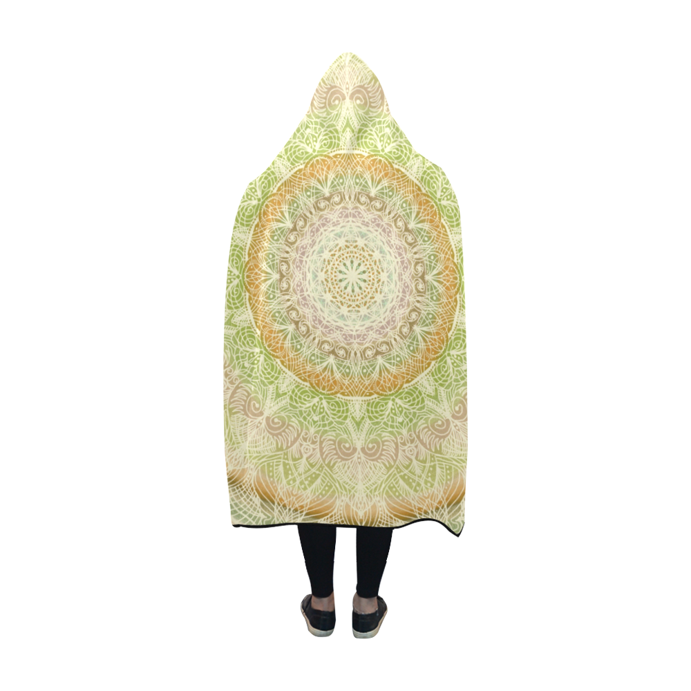 mandala 30x30-1 Hooded Blanket 60''x50''
