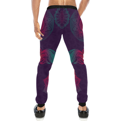 Colorful Mandala Men's All Over Print Sweatpants (Model L11)