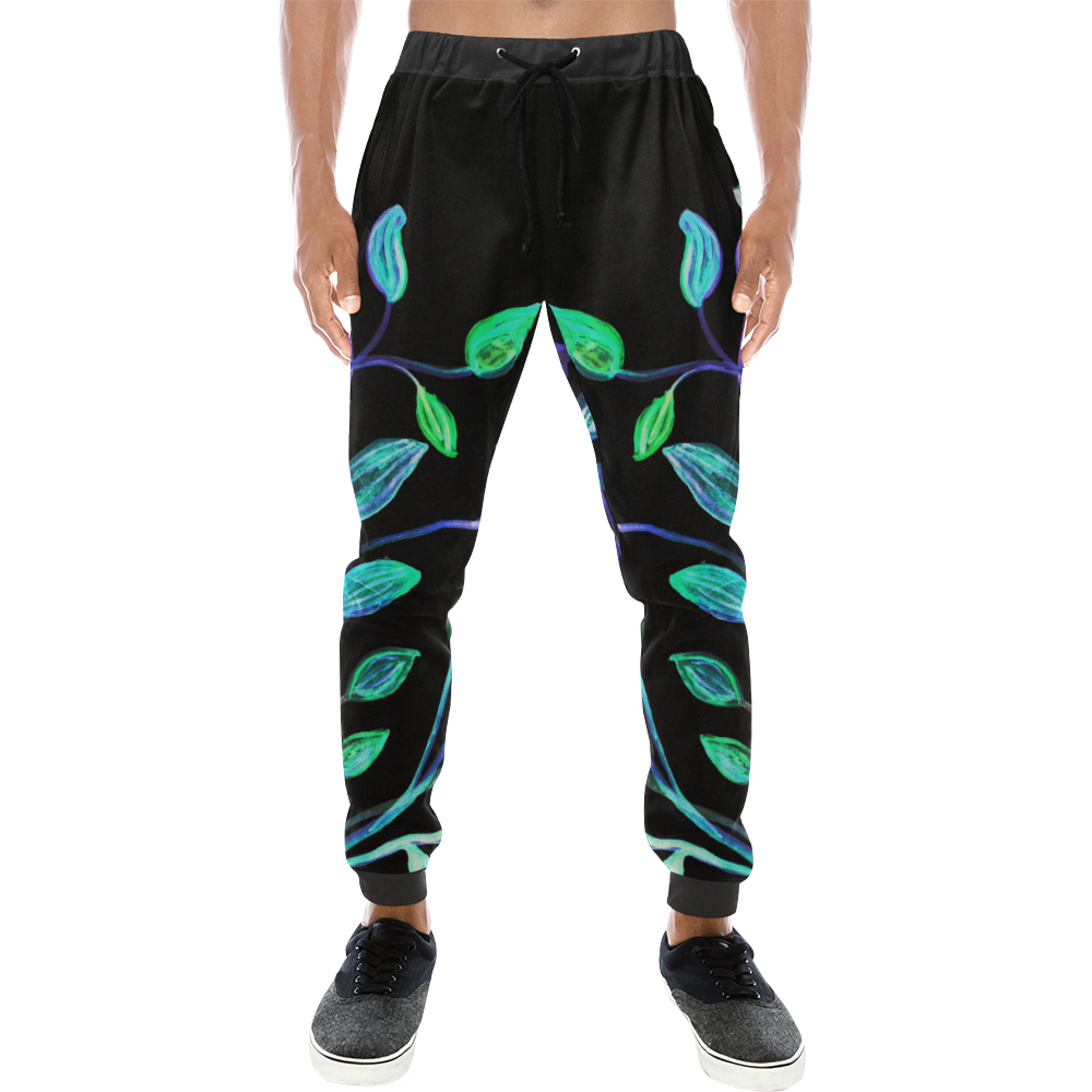 Do not go into the night Men's All Over Print Sweatpants (Model L11)
