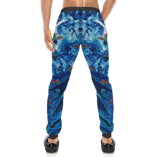 Rainbow Fish Men's All Over Print Sweatpants (Model L11)