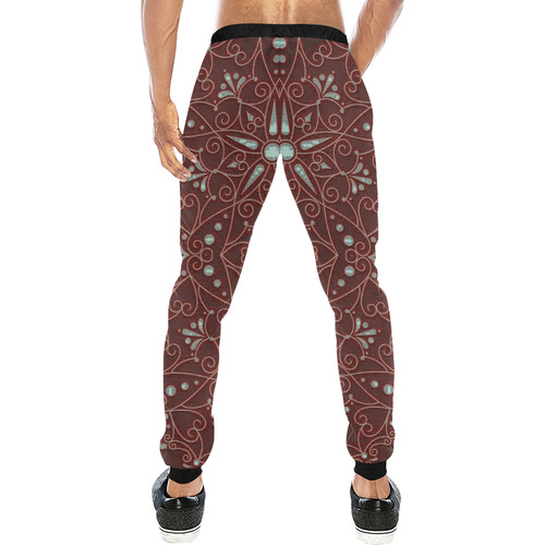 majestic pattern B by JamColors Men's All Over Print Sweatpants (Model L11)