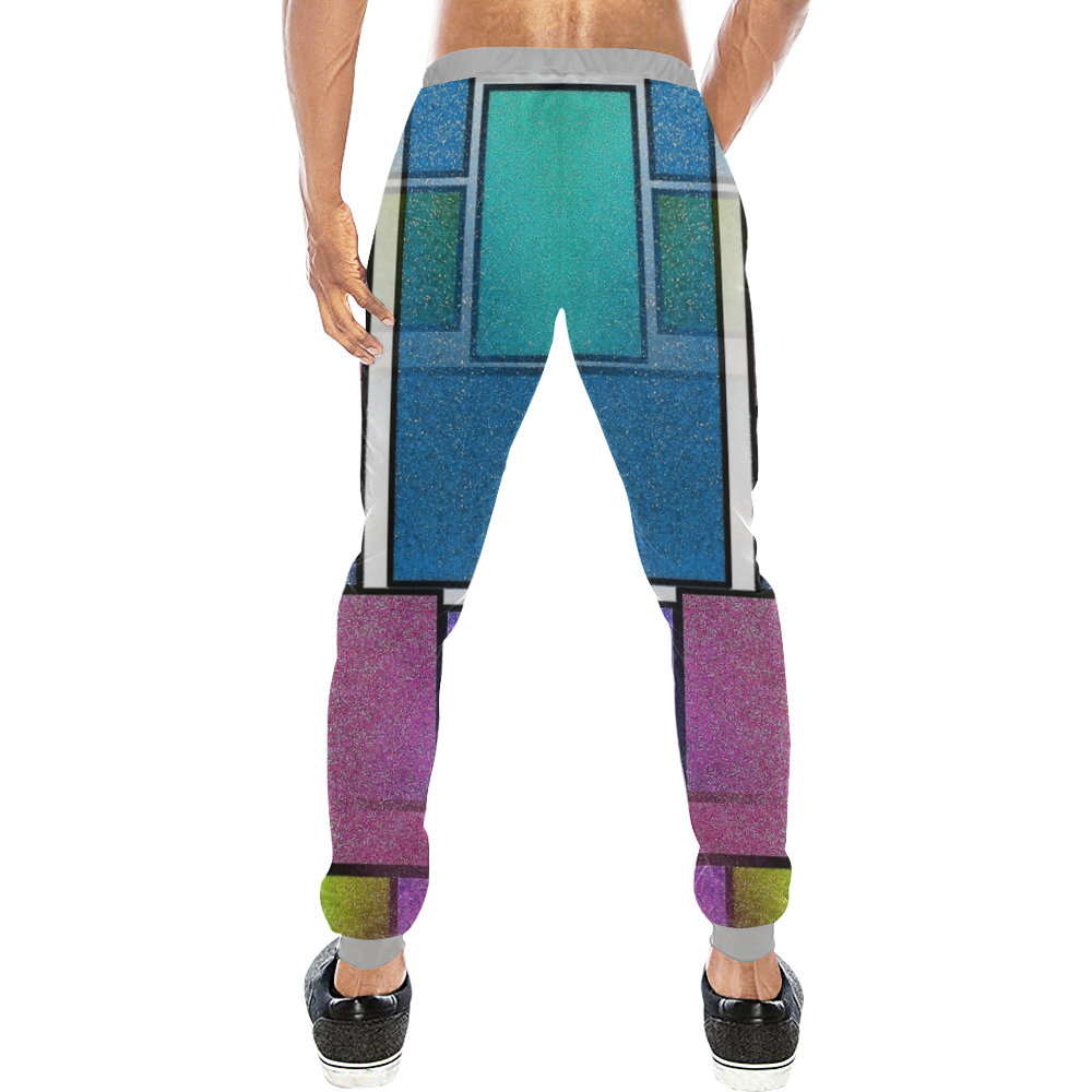 Glitter by Artdream Men's All Over Print Sweatpants (Model L11)