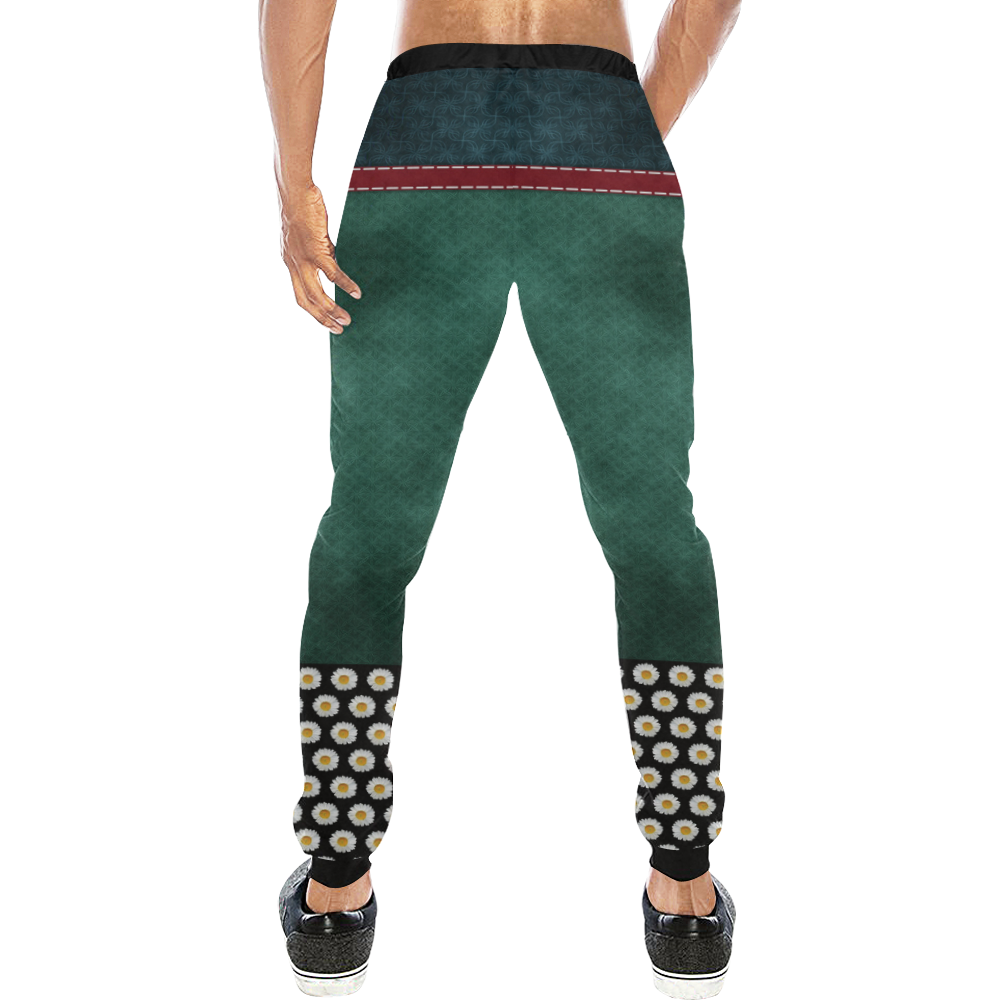 Sahra by Vaatekaappi Men's All Over Print Sweatpants (Model L11)