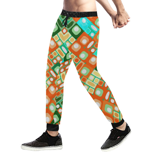 pattern factory 32C by JamColors Men's All Over Print Sweatpants (Model L11)