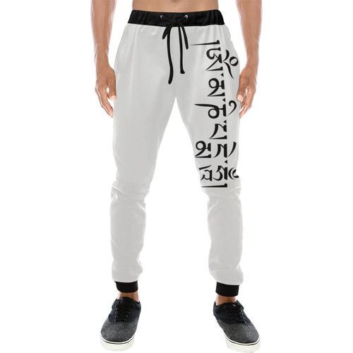 Om mani padme hum Men's All Over Print Sweatpants (Model L11)