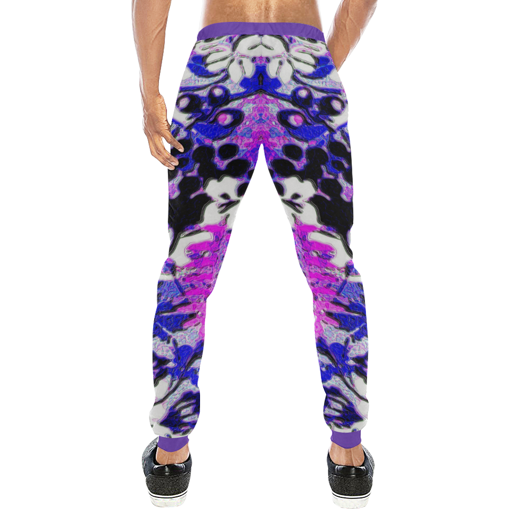 floral abstract 2 Men's All Over Print Sweatpants (Model L11)