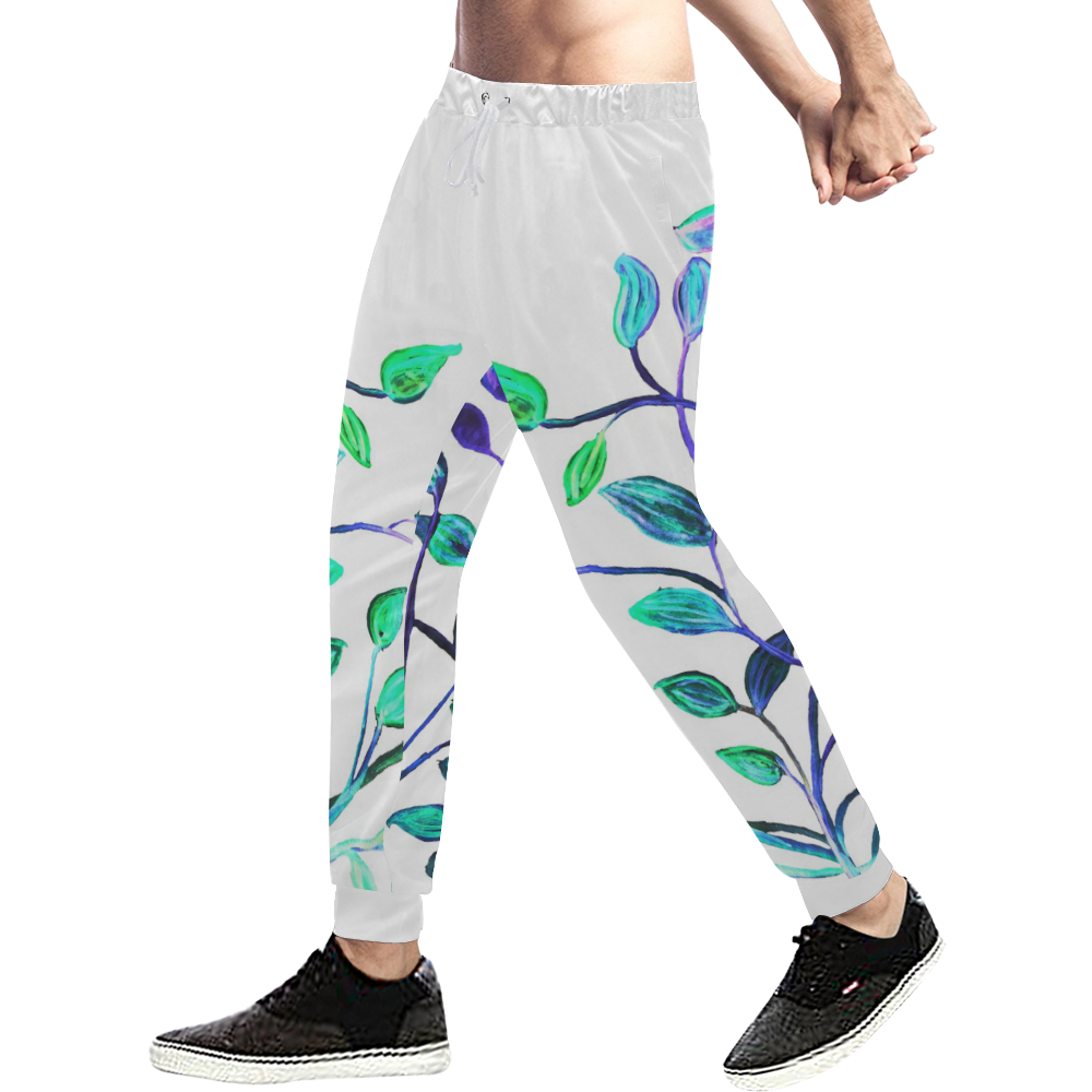 do not go into the night Men's All Over Print Sweatpants (Model L11)