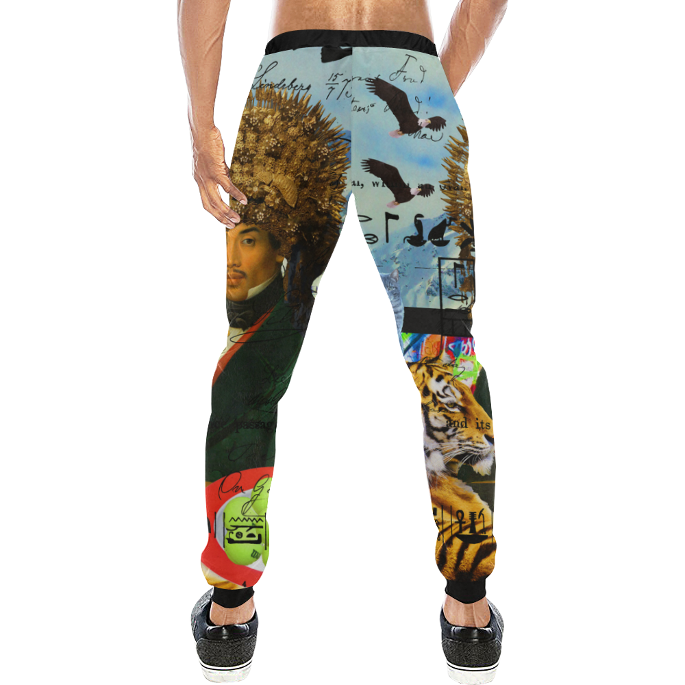 THE EMPEROR OF SNOWY MOUNTAIN III Men's All Over Print Sweatpants (Model L11)