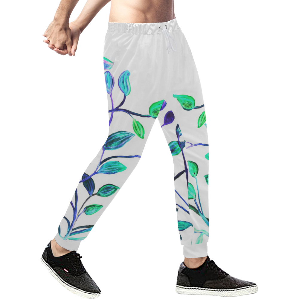 do not go into the night Men's All Over Print Sweatpants (Model L11)