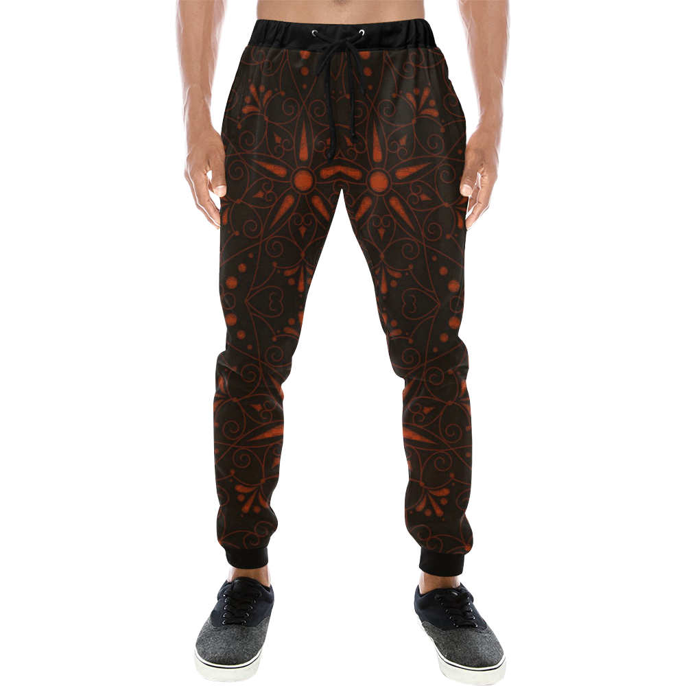 majestic pattern A by JamColors Men's All Over Print Sweatpants (Model L11)