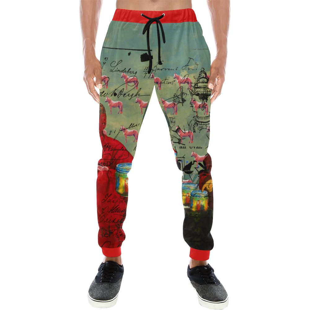 I FOUND THEM IN THERE III Men's All Over Print Sweatpants (Model L11)