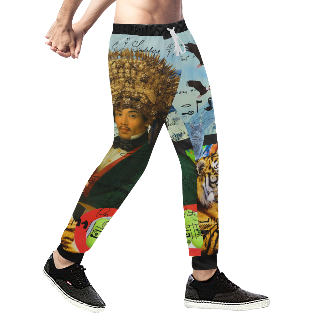 THE EMPEROR OF SNOWY MOUNTAIN III Men's All Over Print Sweatpants (Model L11)