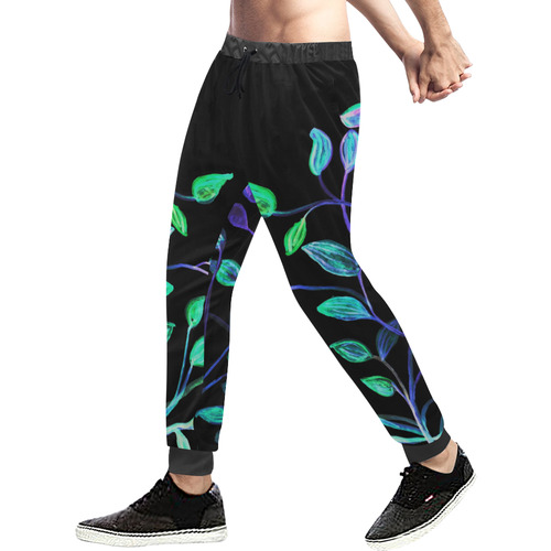Do not go into the night Men's All Over Print Sweatpants (Model L11)
