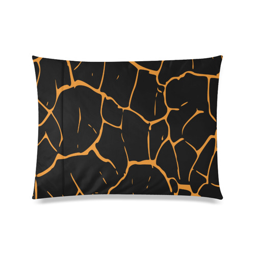 abstract animal skin Custom Zippered Pillow Case 20"x26"(Twin Sides)