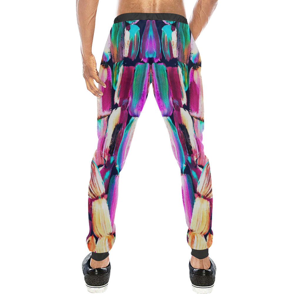 Neon Sugarcane Men's All Over Print Sweatpants (Model L11)