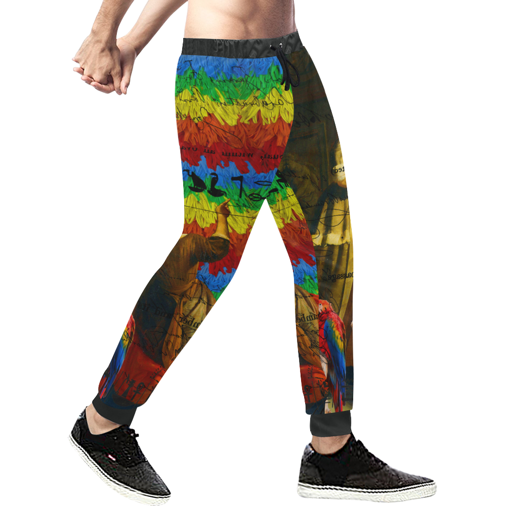 AND THIS, IS THE RAINBOW BRUSH CACTUS. II Men's All Over Print Sweatpants (Model L11)
