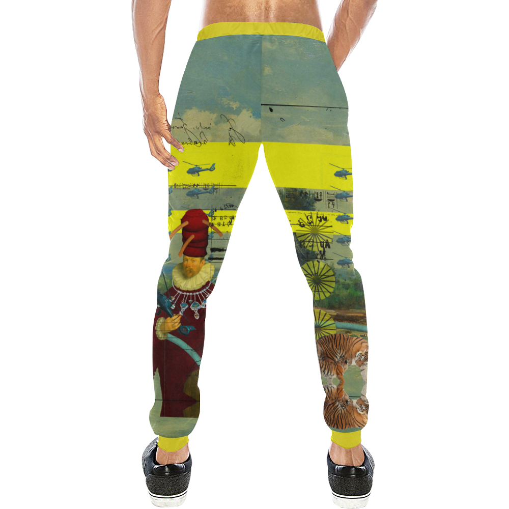 THE HELICOPTER REPAIRMAN Men's All Over Print Sweatpants (Model L11)