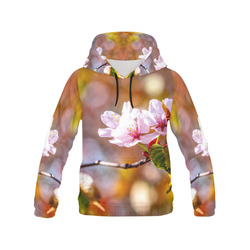 Neon Floral Elks Hoodie for Women (USA Size)